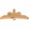 Ekena Millwork Davenport Timber Gable Bracket, Western Red Cedar, 60"W x 27"H x 5 1/2"D x 5 1/2"F, 11/12 Pitch GBW060X27X0606DAV00SWR - alternate 3